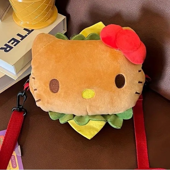 Hello Kitty Plush Crossbody Bag - Picture 1 of 7